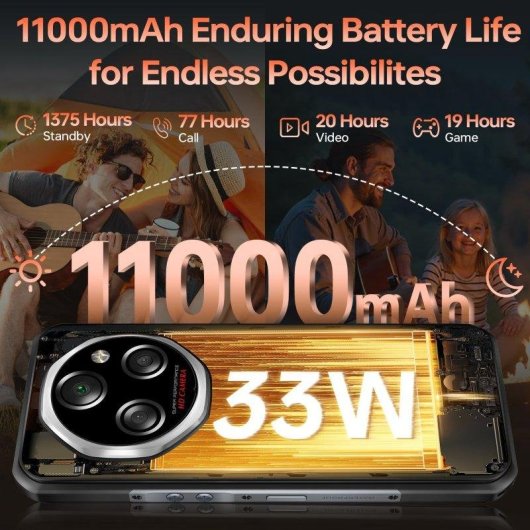 Oukitel WP55S 4G 8GB 256GB 6.6" Negro