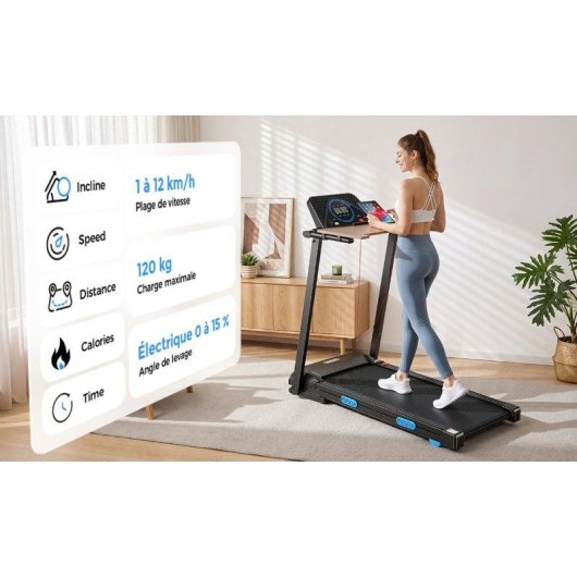 Laufband 2 in 1 Formill PB602A 12 km/h 15%