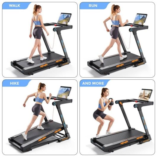Formill FT71 Faltbare Laufband 3,5CV Bluetooth 16km/h 24% Neigung