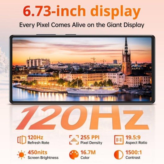 Oukitel C66 4G 128GB 4GB 6.73" Negro doble SIM