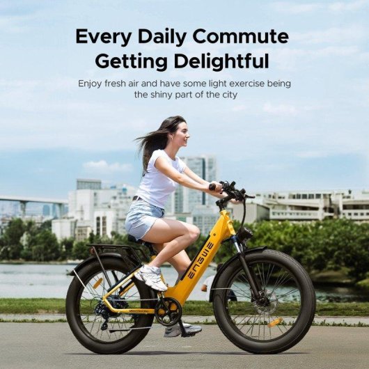 E-Bike ENGWE E26 St Gelb 250W Akku 48V 16Ah Reichweite 140km