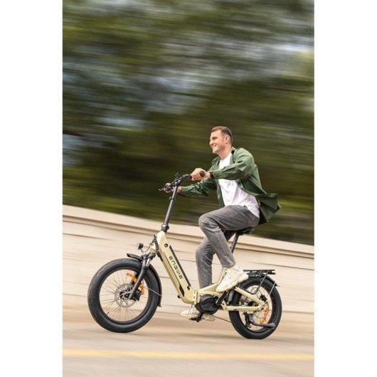 Bicicleta Elétrica ENGWE L20 3.0 Pro Dourada Motor Central 48V Bateria 720Wh