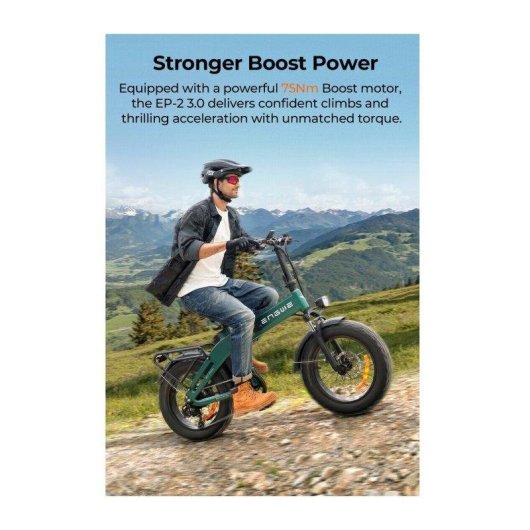 Vélo électrique ENGWE EP-2 3.0 Boost Vert 48V 13.5Ah 120km autonomie