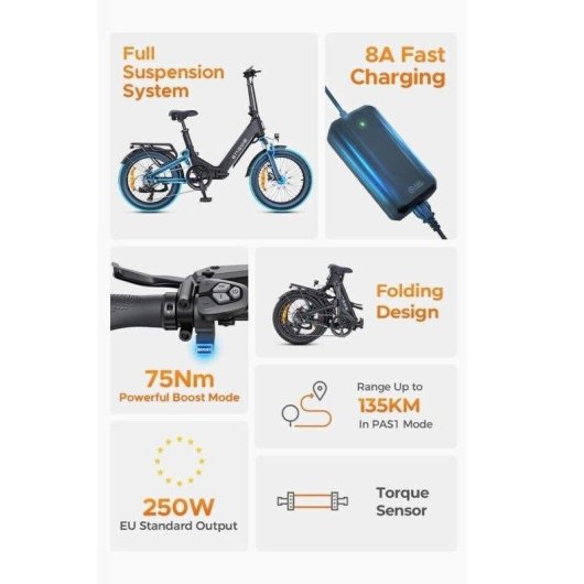 Velo Electrique Engwe L20 3.0 Boost 48V 648Wh