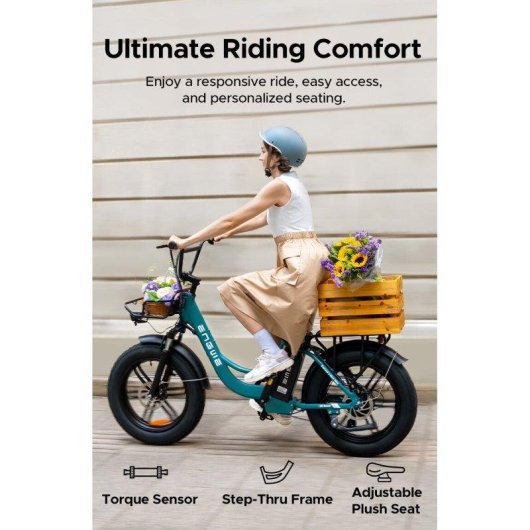 Vélo électrique ENGWE L20 Boost 250W Batterie 48V 13Ah Autonomie 126km