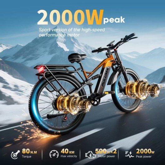 Velo Electrique Puluma PE86 Pro 2000W 48V 20Ah