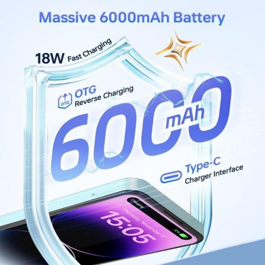 Oukitel C68 4G 8GB 512GB 7.2" Morado