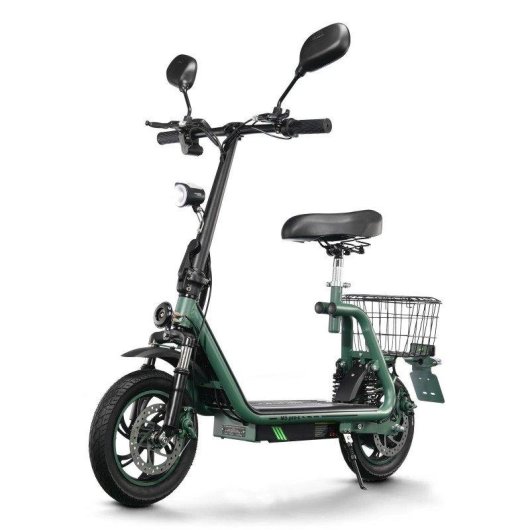 Patinete électrique Twofish M5 PRO-E 500W Autonomie 30km Freins à disque Vert