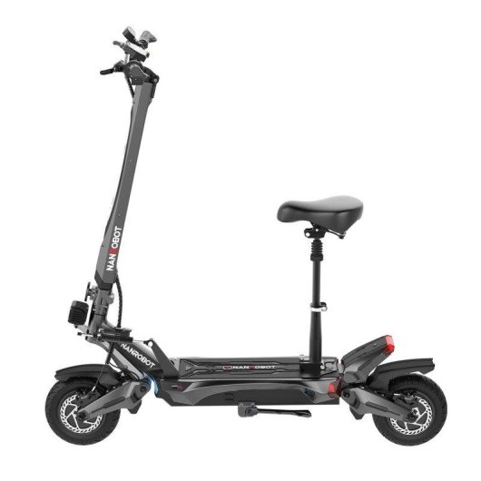 Patinete électrique Nanrobot N6 1500W x2 Autonomie 90km Freins hydrauliques Noir