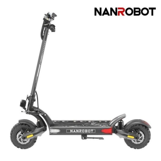 Patinette électrique NanRobot LS7+ 6000W Autonomie 100km Pneus 11" Freins hydrauliques Noir