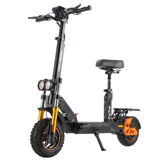 Patinette électrique Twofish V5 Max 800W Autonomie 45km Pneus tout-terrain Noir