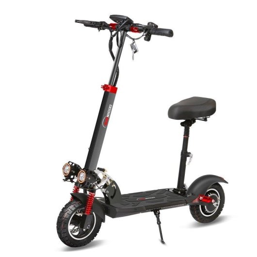 Patinette électrique Sunnigoo N3L Max 800W Autonomie 55km Pneus tout-terrain 10" Freins disque IP55