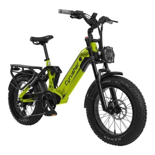 Vélo électrique Cyrusher Kommoda Pro 250W Vert pneus larges 20"