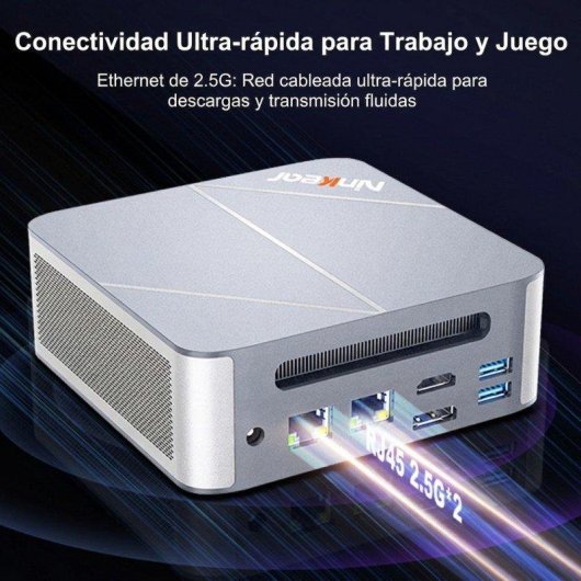 Mini PC Ninkear L12 Pro Intel Core i9-12900HK/16GB/Iris Xe/1TB SSD/Windows 11/Doble Ethernet