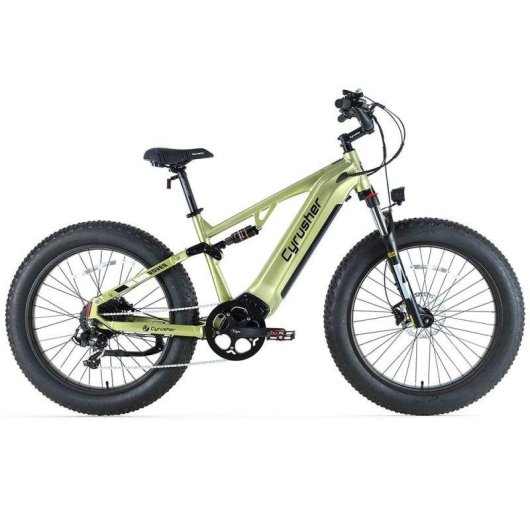 Velo Electrique Rover Cyrusher Suspension Totale Batterie 52V