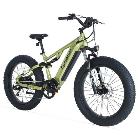 Velo Electrique Rover Cyrusher Suspension Totale Batterie 52V