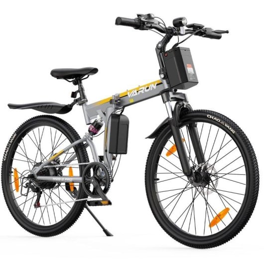 Vélo électrique pliant VARUN M26-3 PRO batterie 48V 7,8Ah suspension totale