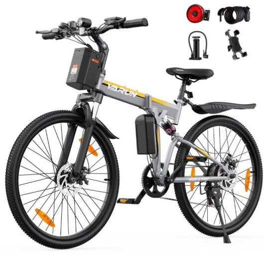 Vélo électrique pliant VARUN M26-3 PRO batterie 48V 7,8Ah suspension totale