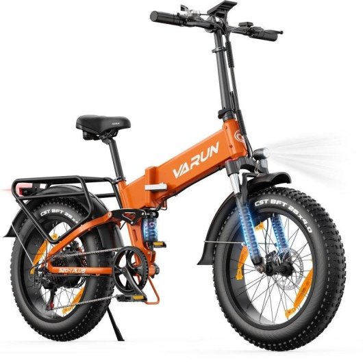 Velo Electrique Varun S20-2 Suspension Totale 20 Pouces