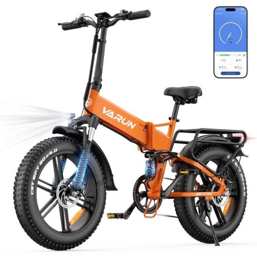 Velo electrique Varun S20-2 PRO Suspension Totale 48V 13Ah NFC