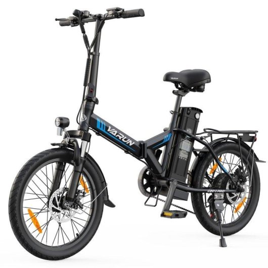 Vélo électrique pliant VARUN C20-1 PRO batterie 48 V 13 Ah noir