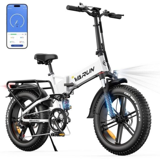 Bicicleta Eléctrica Varun S20-2 Pro Suspensión Total 48V 13Ah NFC