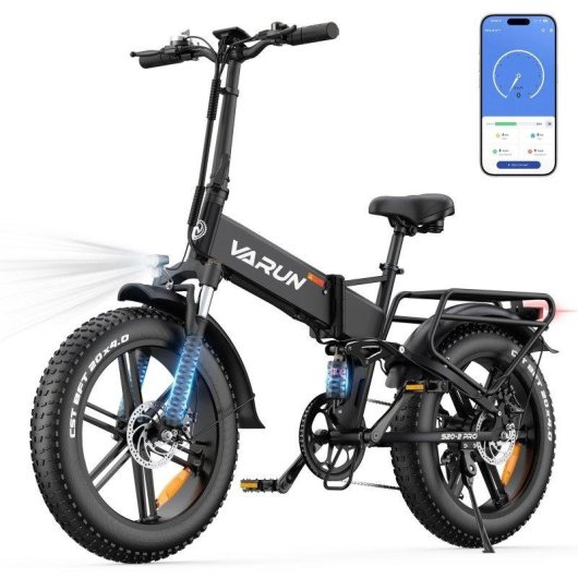 Vélo électrique Varun S20-2 PRO Suspension Totale Batterie 48V 13Ah NFC