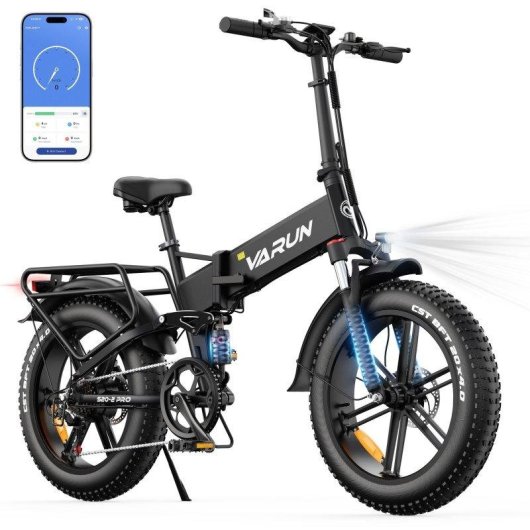 Vélo électrique Varun S20-2 PRO Suspension Totale Batterie 48V 13Ah NFC