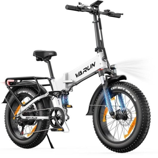 Vélo électrique Varun S20-2 20 pouces Suspension totale Porte-bagages arrière