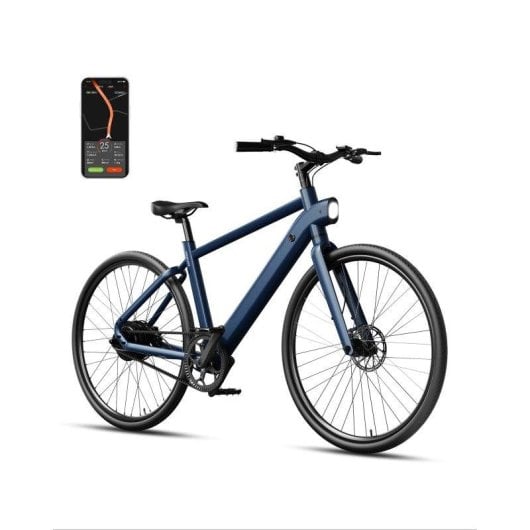 Vélo électrique Freedare JB1018 cadre aluminium transmission courroie frein hydraulique