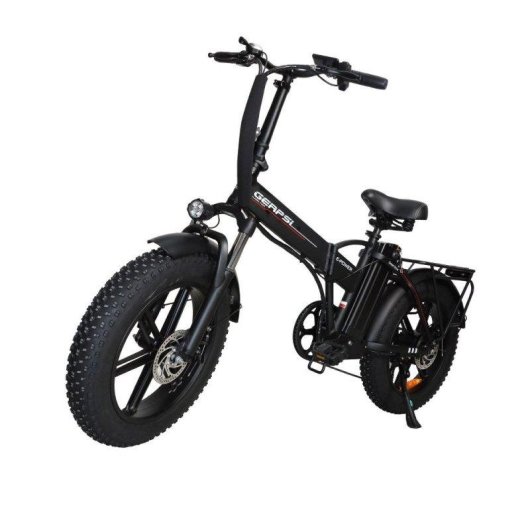 Bicicleta eléctrica Baolujie DZ2002 20" neumáticos anchos 48 V 16 Ah