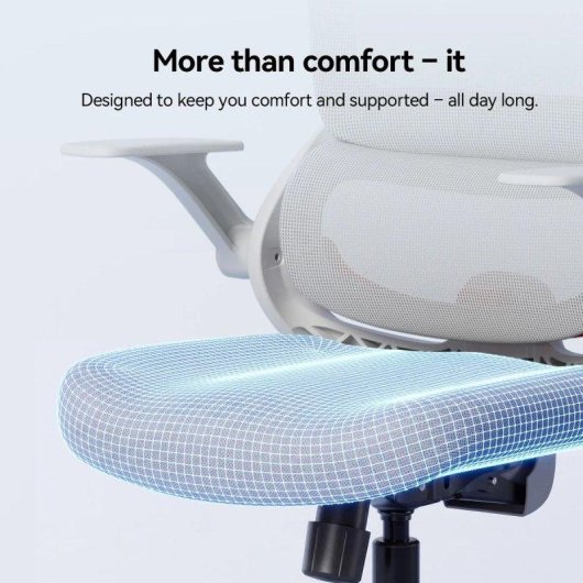 Cadeira Sihoo B100 SE Ergonomica com Apoio Lombar e Braços Abatíveis, Cinzento