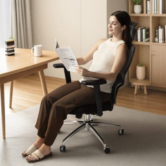 Ergonomischer Schreibtischstuhl SIHOO M56c 3D-Lendenstütze Mesh