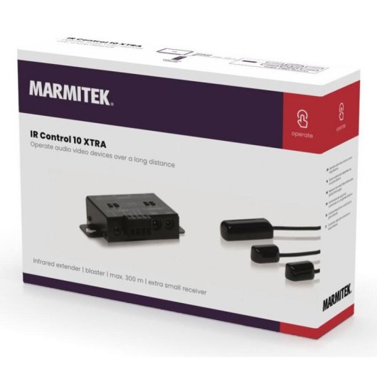 Extensor de control remoto Marmitek IR Control 10 XTRA hasta 300 m