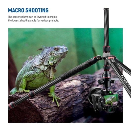 Tripod Neewer N55cr Ferro carbonio 205 cm 360°