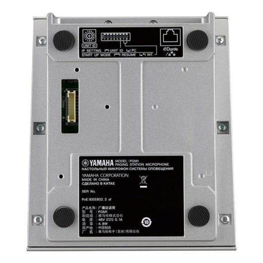 Microfono Yamaha PGM1 cablato nero per conferenze con PoE
