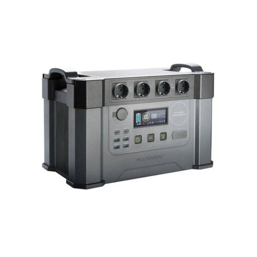 Stazione di energia Allpowers S2000 Pro 1451Wh 4 porte AC 6 uscite USB Batteria Li-ion LCD
