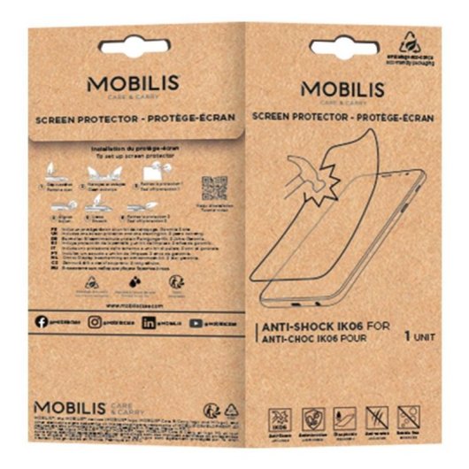 Protecteur d'écran Mobilis Galaxy S25 FE 5H Transparent