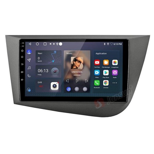 Autoradio JUNSUN Seat Leon 2 9" Android 15 CarPlay GPS DAB+ 64GB