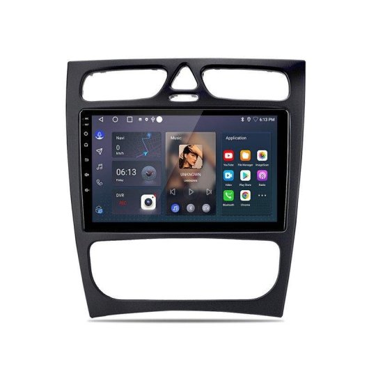 2 Din Autoradio JUNSUN voor Benz C-klasse W203 Clk W209 Carplay Android Auto GPS 64GB