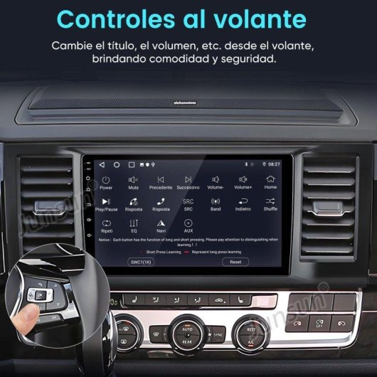 2 DIN Autoradio JUNSUN VW Caravelle 9" CarPlay Android Auto GPS 64GB
