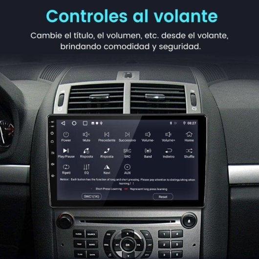 Autorádio 2DIN JUNSUN Peugeot 407 CarPlay Android Auto GPS DSP RDS 64GB