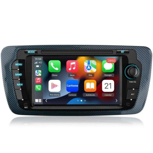 Autoradio 2-DIN JUNSUN Seat Ibiza CarPlay Android Auto DSP 64GB