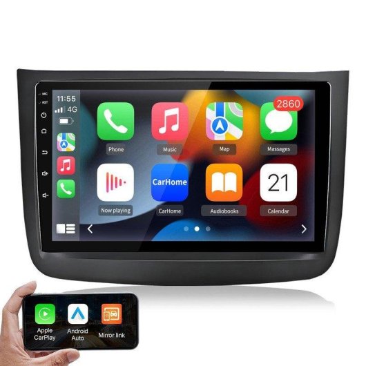 Autoradio Linux JUNSUN Benz Vito Viano W639 CarPlay Android Auto