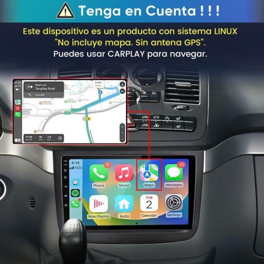 Autoradio Linux JUNSUN Benz Vito Viano W639 CarPlay Android Auto
