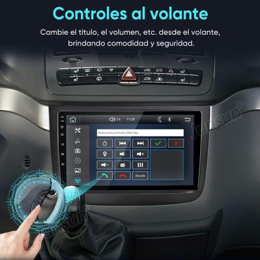 Autoradio Linux JUNSUN Benz Vito Viano W639 CarPlay Android Auto