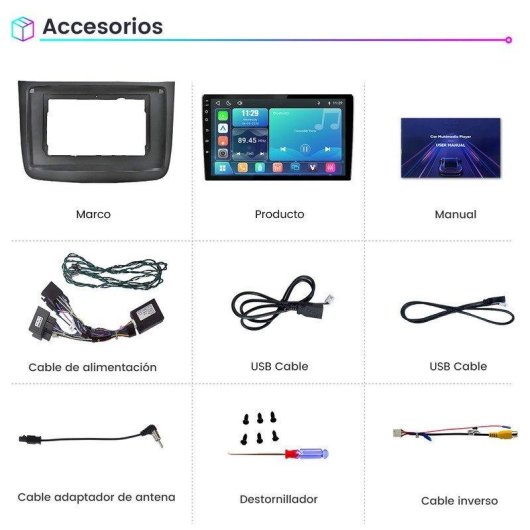 Autoradio Linux JUNSUN Benz Vito Viano W639 CarPlay Android Auto