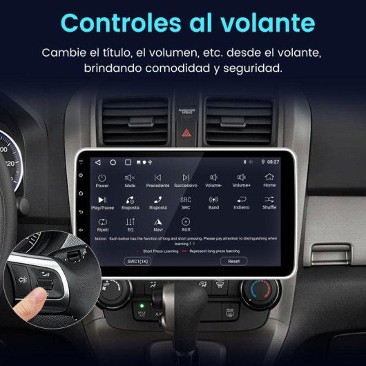 Autoradio 1 Din JunSun Fiat Ducato CarPlay Android Auto DSP 64Go