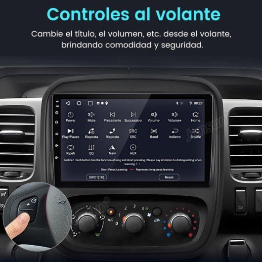 Autoradio 2 Din JUNSUN Nissan Qashqai 1J10 CarPlay Android Auto DSP 64GB