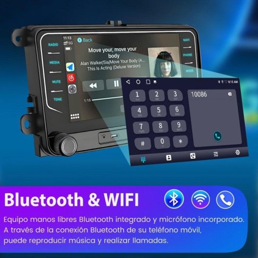 Autoradio JUNSUN Seat León CarPlay Android Auto GPS 64GB